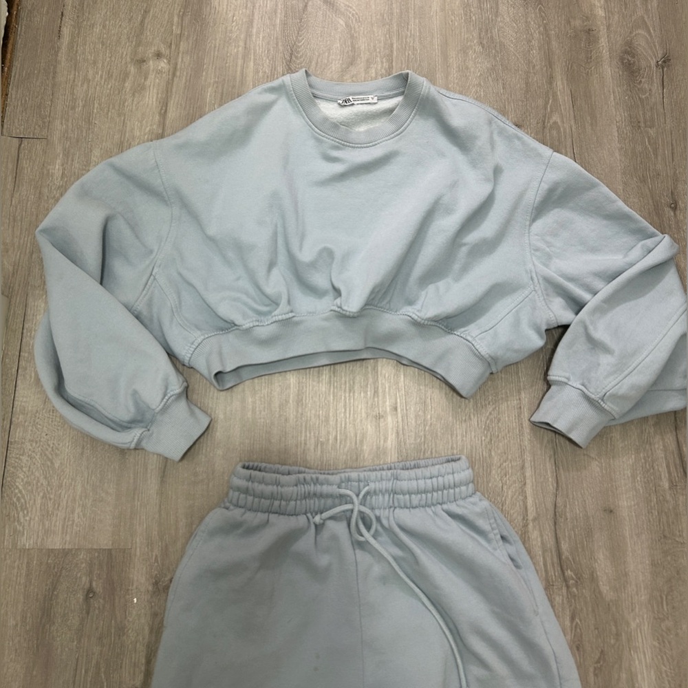 Zara Light Gray Sweatpants